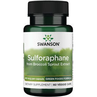 Produktbild von Swanson Broccoli Sprout Extract Brokkolisprossen Extrakt mit Sulforaphan vegane Kapseln 60 Stück