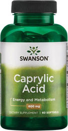 Swanson Caprylsäure 600 mg 60 Kapseln – Bild 1 von 1