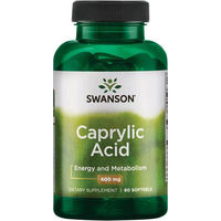 Produktbild von Swanson Caprylsäure 600 mg 60 Kapseln