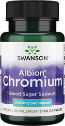 Swanson Chrom 200 mcg Albion Chelated Kapseln 180 Stück – Bild 1 von 2