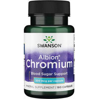 Produktbild von Swanson Chrom 200 mcg Albion Chelated Kapseln 180 Stück