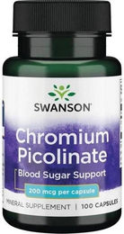 Swanson Chrompicolinat 200 mcg Kapseln 100 Stück – Bild 1 von 1