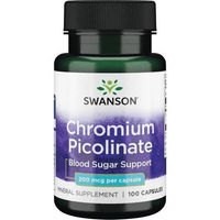 Produktbild von Swanson Chrompicolinat 200 mcg Kapseln 100 Stück