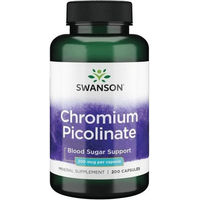 Produktbild von Swanson Chrompicolinat Chrom 200 mcg Kapseln 200 Stück