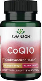 SWANSON Coenzym Q10 Ubiquinon 100 mg Kapseln – Bild 1 von 2