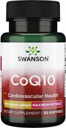 Swanson Coenzym Q10 Ubiquinon 400 mg 30 Weichkapseln – Bild 1 von 2