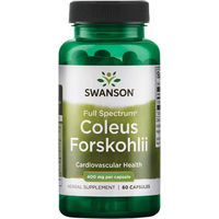 Produktbild von Swanson Coleus Forskohlii 400 mg Kapseln 60 Stück