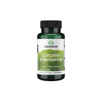 Produktbild von Swanson Curcumin und Berberin mit schwarzem Pfeffer 60 Kapseln