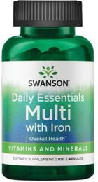 Swanson Daily Essentials Multi mit Eisen Kapseln 100 Stück – Bild 1 von 1