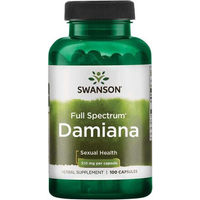 Produktbild von Swanson Damiana 510 mg Kapseln 100 Stück