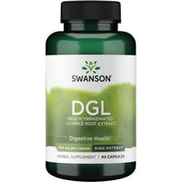 Produktbild von Swanson Deglycyrrhizinierter Süßholzwurzelextrakt DGL 700 mg 90 Kapseln