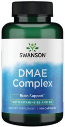 Swanson DMAE-Komplex mit Vitamin B5 und B6 Kapseln 100 Stück – Bild 1 von 2