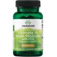 Produktbild von Swanson Dr. Stephen Langer Ultimate 16 Strain Probiotic mit FOS vegetarische Kapseln für Erwachsene 60 Stück