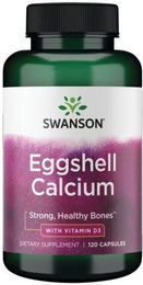 SWANSON Eierschalen-Kalzium mit Vitamin D Carbonat Kapseln für Schwangere und Stillende 120 Stück – Bild 1 von 2