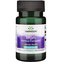 Produktbild von Swanson Eisen Ferrous Fumarat 18 mg Kapseln 60 Stück