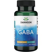 Produktbild von Swanson GABA Kapseln 500 mg glutenfrei und ohne Zusatzstoffe 100 Stück
