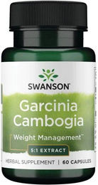 Swanson Garcinia Cambogia-Extrakt 5:1 Kapseln 60 Stück – Bild 1 von 2