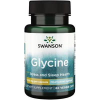 Produktbild von Swanson Glycin 500 mg vegetarische Kapseln 60 Stück