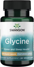 Swanson Glycin mit AjiPure 500 mg Veggie-Kapseln vegan 60 Stück – Bild 1 von 2