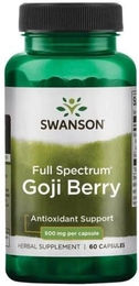 Swanson Goji-Beere Kapseln 500 mg 60 Stück – Bild 1 von 1