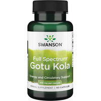 Produktbild von Swanson Gotu Kola 435 mg Kapseln 60 Stück
