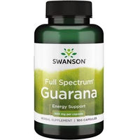 Produktbild von Swanson Guarana 500 mg Kapseln