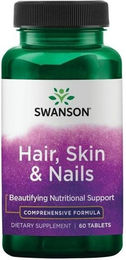 SWANSON Haare Haut und Nägel mit Kieselerde Tabletten für Erwachsene – Bild 1 von 1