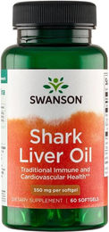 Swanson Haifischleberöl 550 mg Kapseln 60 Stück – Bild 1 von 1