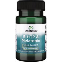 Produktbild von Swanson Health Products 5-HTP 50 mg und Melatonin 3 mg Kapseln 30 Stück
