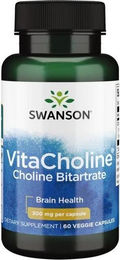 Swanson Health Products Cholin Bitartrat 300 mg 60 vegetarische Kapseln – Bild 1 von 2