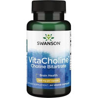 Produktbild von Swanson Health Products Cholin Bitartrat 300 mg 60 vegetarische Kapseln