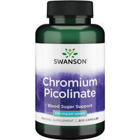 Produktbild von Swanson Health Products Chrompicolinat 200 mcg Kapseln 200 Stück