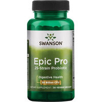 Produktbild von Swanson Health Products Epic Pro 25 Stämme Probiotika Vegan 30 Veggie-Embo-Kapseln