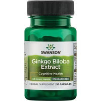 Produktbild von Swanson Health Products Ginkgo Biloba Extrakt 60 mg 30 Kapseln