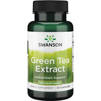 Produktbild von Swanson Health Products Grüner Tee Extrakt 500 mg 60 Kapseln