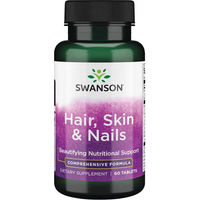 Produktbild von Swanson Health Products Haare Haut und Nägel mit Kieselerde 60 Tabletten