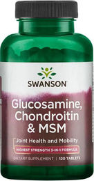 Swanson Health Products JointFlex Trio MSM 120 Tabletten – Bild 1 von 2