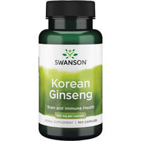 Produktbild von Swanson Health Products Koreanischer Ginseng 500 mg 100 Kapseln