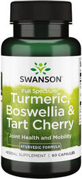 Swanson Health Products Kurkuma, Boswellia und Sauerkirsche Extrakt Kapseln 60 Stück – Bild 1 von 2