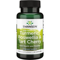 Produktbild von Swanson Health Products Kurkuma, Boswellia und Sauerkirsche Extrakt Kapseln 60 Stück