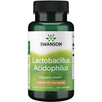 Produktbild von Swanson Health Products Lactobacillus Acidophilus 1 Milliarde CFU Kapseln 100 Stück