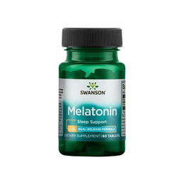 Swanson Health Products Melatonin Dual-Release 3 mg Tabletten 60 Stück – Bild 1 von 2