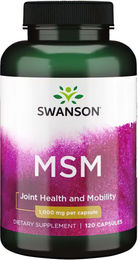 Swanson Health Products MSM 1000 mg Kapseln 120 Stück – Bild 1 von 2
