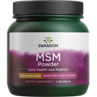 Produktbild von Swanson Health Products MSM-Pulver mit Schwefel unflavored 454 g