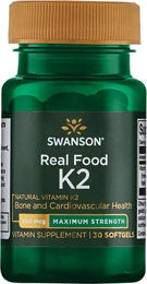 Swanson Health Products Vitamin K2 MK-7 200 mcg 30 Weichkapseln – Bild 1 von 1