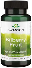 Swanson Heidelbeere Frucht 470 mg Kapseln 100 Stück – Bild 1 von 2