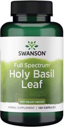 Swanson Holy Basil Leaf Full Spectrum Kapseln glutenfrei 120 Stück – Bild 1 von 1