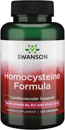 Swanson Homocysteine Formula B-Komplex mit Vitamin B6 und B12 Kapseln 120 Stück – Bild 1 von 1