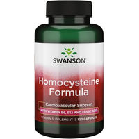 Produktbild von Swanson Homocysteine Formula B-Komplex mit Vitamin B6 und B12 Kapseln 120 Stück