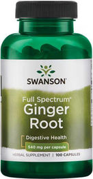 Swanson Ingwerwurzel Kapseln 540 mg 100 Stück – Bild 1 von 2